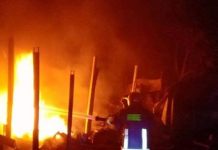 টাঙ্গাইলের নাগরপুরে পাটের গুদামে আগুন আগুন/biplobysangbad.com