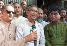 কল ষড়যন্ত্র নস্যাৎ করে নির্ধারিত সময়েই নির্বাচন অনুষ্ঠিত হবে: আহমেদ আযম খান