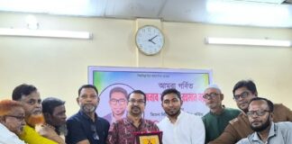ভিয়েনার রাজ্য কাউন্সিলর মাহমুদুর রহমান নয়ন কে লালমোহনে সংবর্ধনা