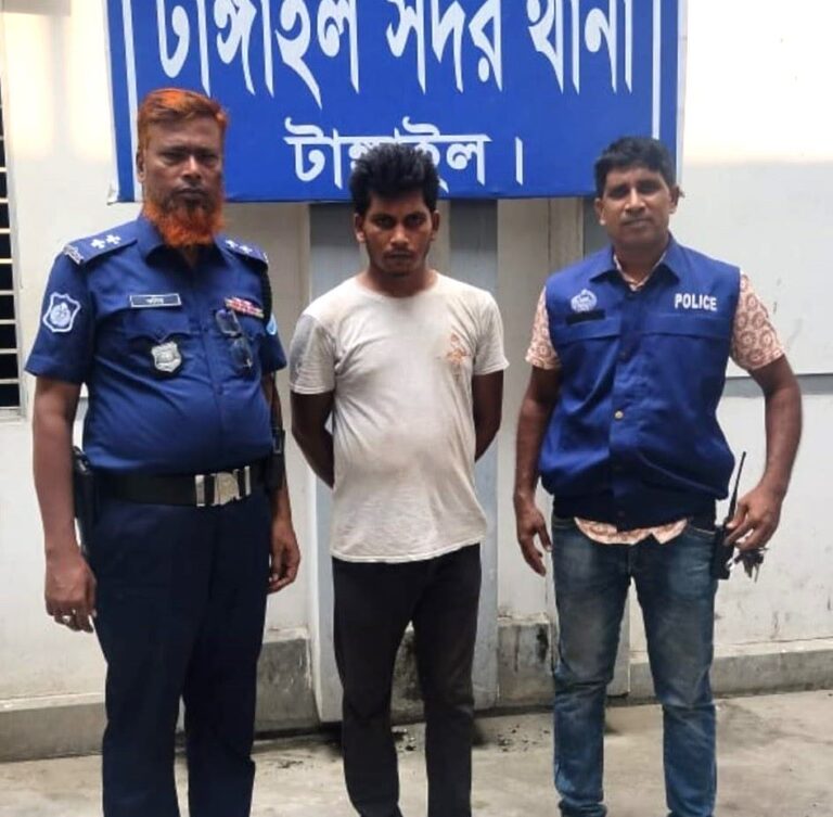 ধর্মীয় অবমাননার অভিযোগে টাঙ্গাইলে যুবক গ্রেপ্তার