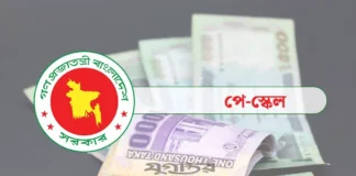 নতুন পে স্কেলের প্রজ্ঞাপনে জারি