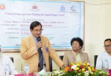 মাভাবিপ্রবিতে উপ-প্রকল্পের আর্থিক ব্যবস্থাপনা বিষয়ে প্রশিক্ষণ