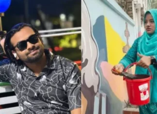 রবীন্দ্রনাথের গ্রাফিতিতে কালি, এবার আয়াসসহ চারজনকে রাষ্ট্রদ্রোহ মামলায় গ্রেপ্তার দেখালো পুলিশ আ ন ম আয়াস ও মারজিয়া খন্দকার রিমি